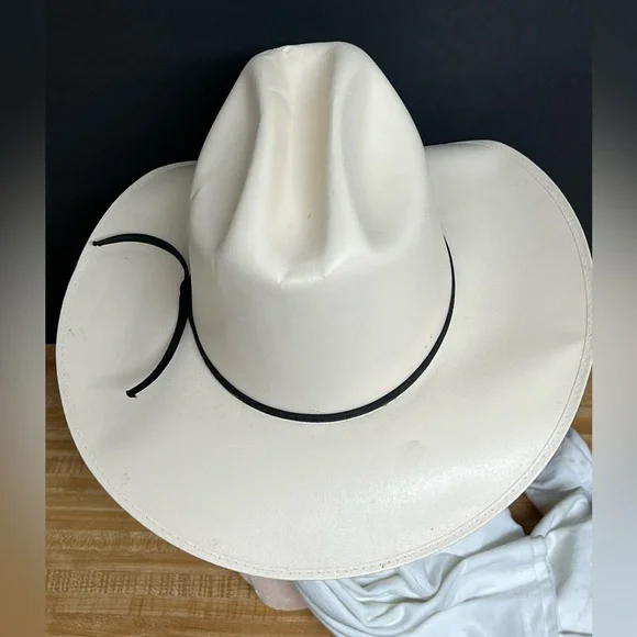 Sombrero White Diamonds 100X Estilo Sinaloa San Judas 7 1/8 - Western Cowboy Hat